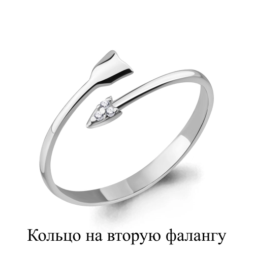 Кольцо (925) фианит